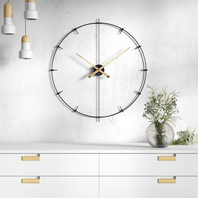 Vintage Wanduhr LEANDER 60 cm