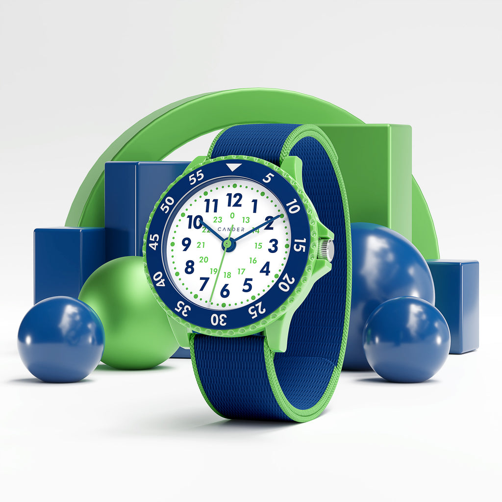 Cander Berlin MNA 4030 Q Kinderpolshorloge, polshorloge voor meisjes, 3 ATM waterdicht, educatief horloge, analoog, glitter, leerhorloge, sterren, reserveonderdeel, blauw, Eén maat, Riemen Cander Berlin MNA 4030 Q Kinderpolshorloge, polshorloge voor meisjes, 3 ATM waterdicht, educatief horloge, analoog, glitter, leerhorloge, sterren, reserveonderdeel, blauw, Eén maat, Riemen