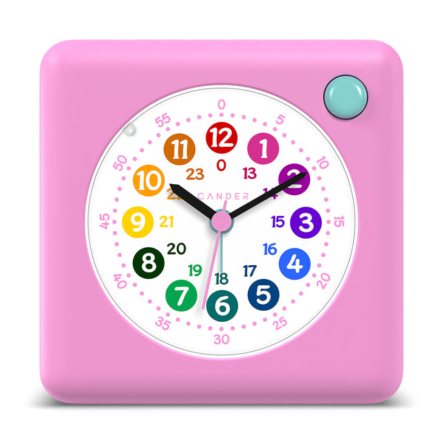 MNU 1209 C Silent children's alarm clock with light and snooze