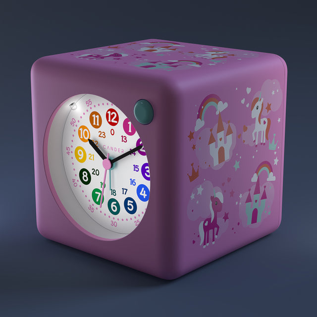 MNU 1209 C Silent children's alarm clock with light and snooze