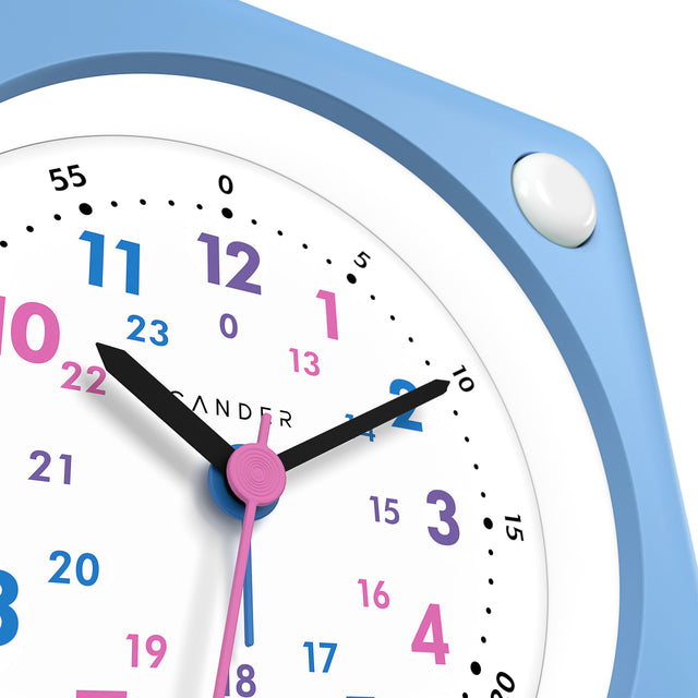 MNU 1110 E Lautloser Kinderwecker mit Licht und Snooze