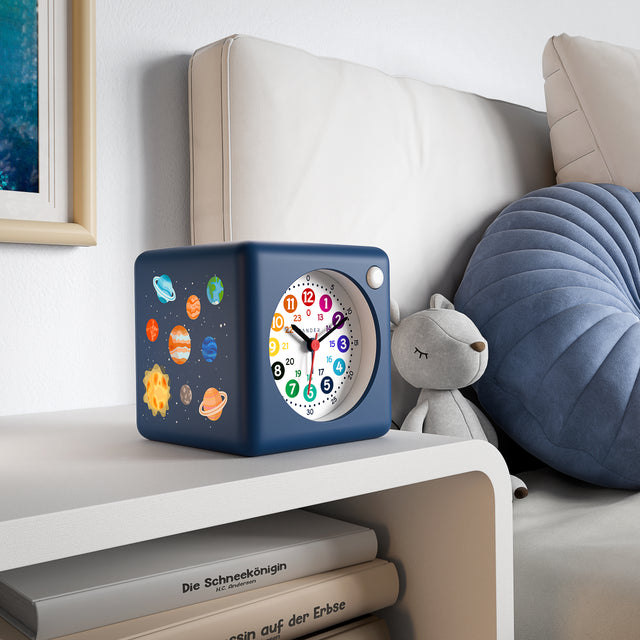 MNU 1210 G Lautloser Kinderwecker mit Licht und Snooze