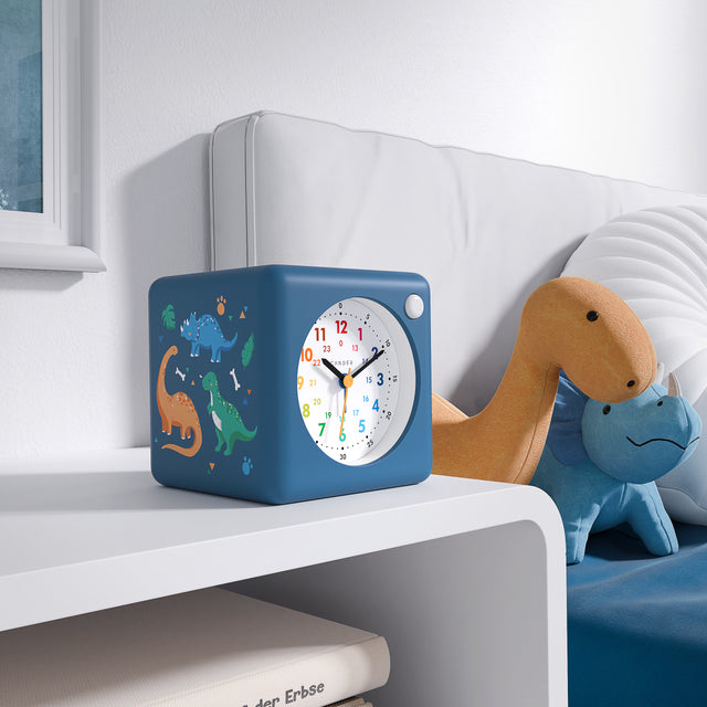 MNU 1310 D Lautloser Kinderwecker mit Licht und Snooze