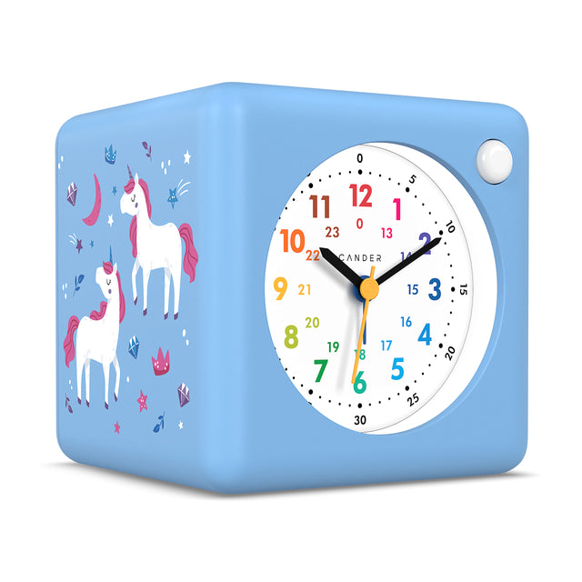 MNU 1310 E Lautloser Kinderwecker mit Licht und Snooze