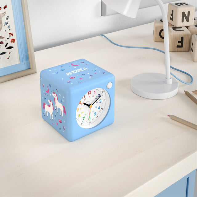 MNU 1310 E Lautloser Kinderwecker mit Licht und Snooze