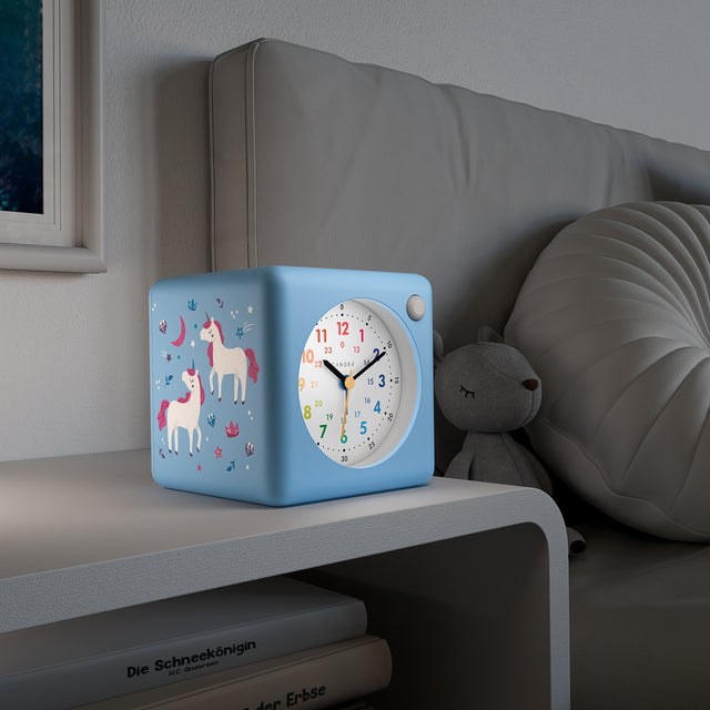 MNU 1310 E Lautloser Kinderwecker mit Licht und Snooze