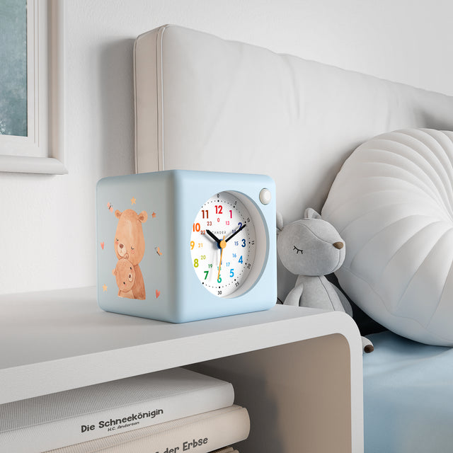 MNU 1310 OM Lautloser Kinderwecker mit Licht und Snooze