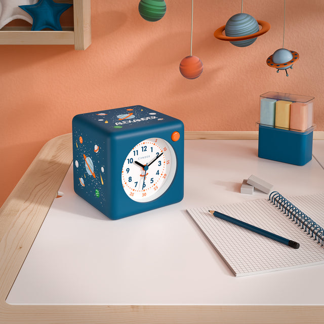 MNU 1310 R Lautloser Kinderwecker mit Licht und Snooze