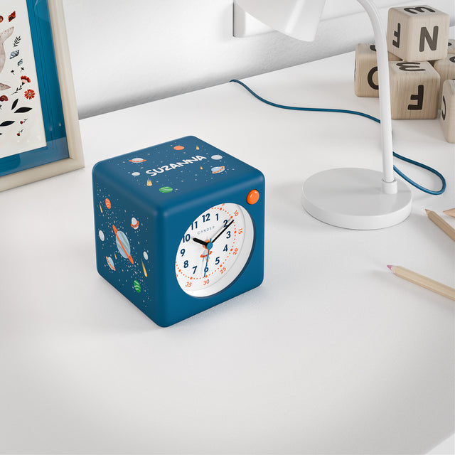 MNU 1310 R Lautloser Kinderwecker mit Licht und Snooze