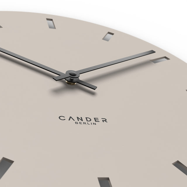 MNU 2550 P Lautlose MDF-Wanduhr 50 cm