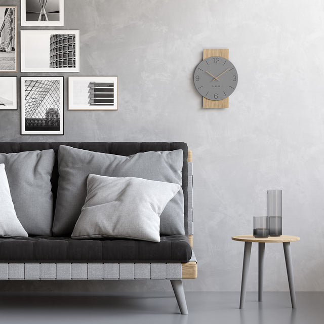 MNU 2630 C Lautlose Wanduhr 40 cm