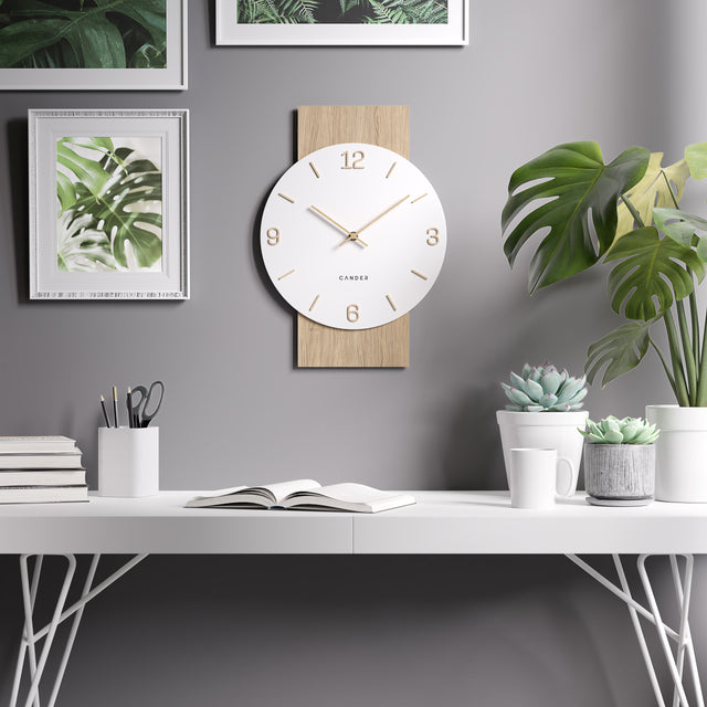 MNU 2630 K Lautlose Wanduhr 40 cm