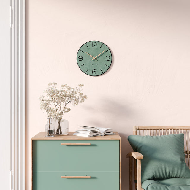 MNU 2630 M Silent MDF wall clock 30 cm