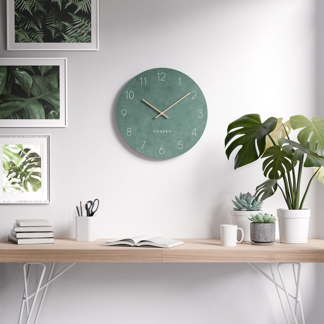 MNU 2640 U Lautlose MDF-Wanduhr 40 cm