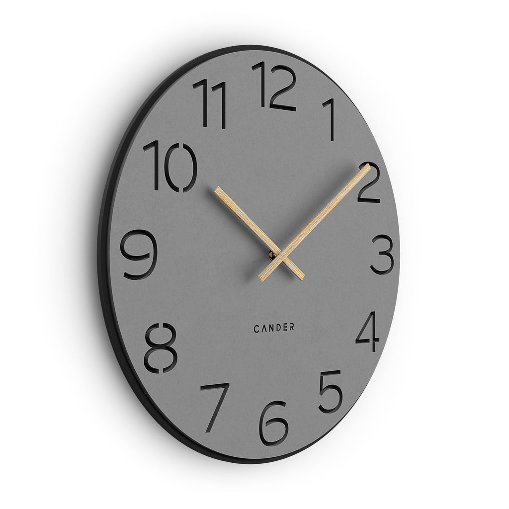 Orologio Da Parete Cucina Orologio Da Parete Silenzioso 30 Cm Quadrante Rosso Con Numeri Arabi D 341415 - Foto 4