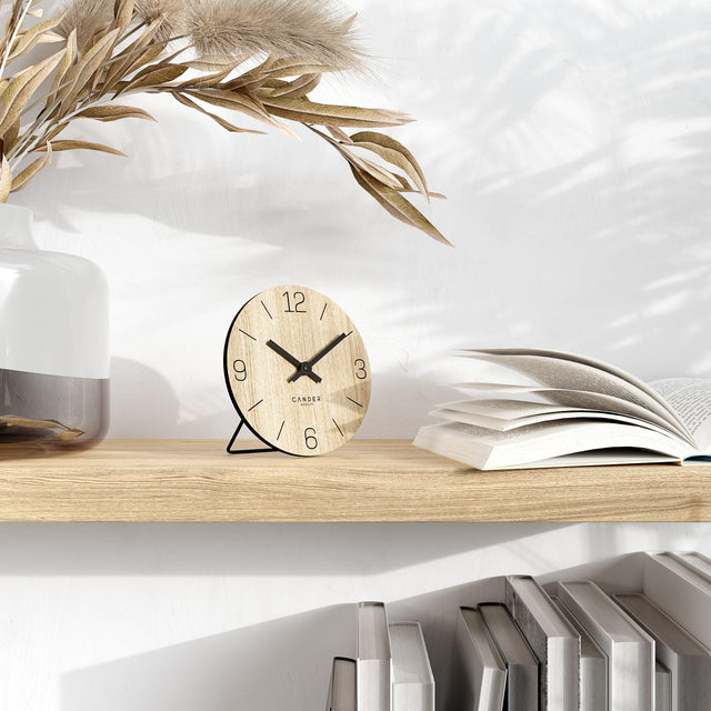 MNU 2712 D Lautlose Tischuhr 12 cm