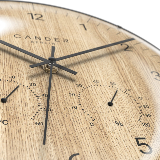 MNU 2730 X Lautlose Wanduhr 30 cm
