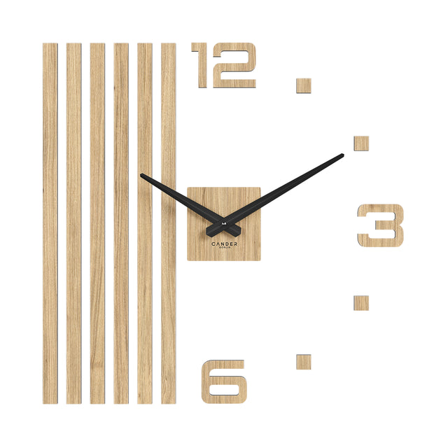 MNU 2760 P Lautlose MDF-Wanduhr 60 cm