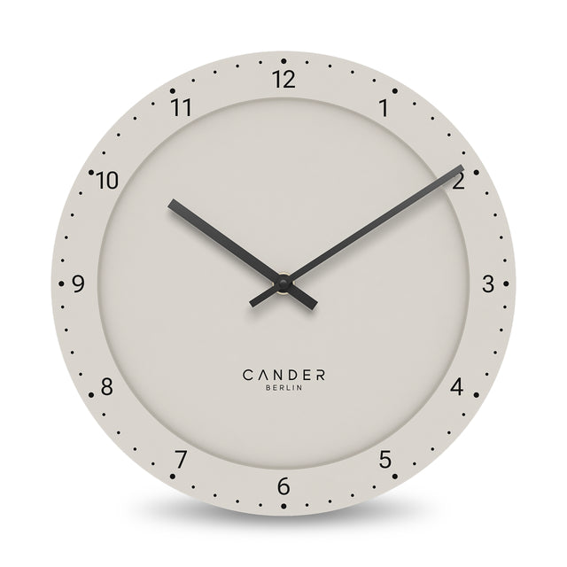 MNU 2930 B Lautlose MDF-Wanduhr 30 cm