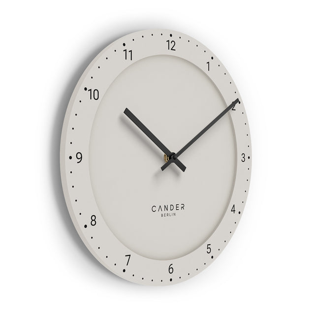 MNU 2930 B Lautlose MDF-Wanduhr 30 cm