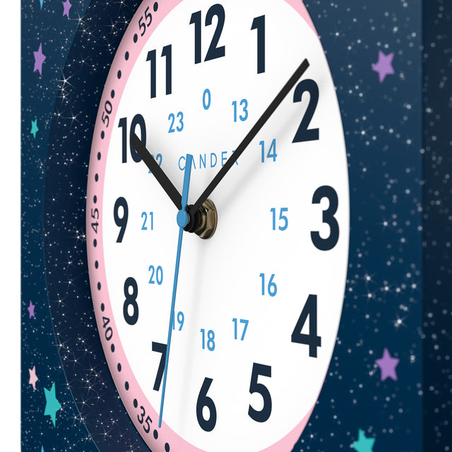 MNU 4025 Q Lautlose Kinderwanduhr 25 cm