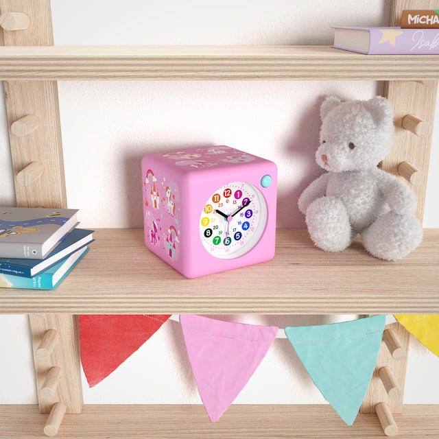 MNU 1209 C Silent children's alarm clock with light and snooze