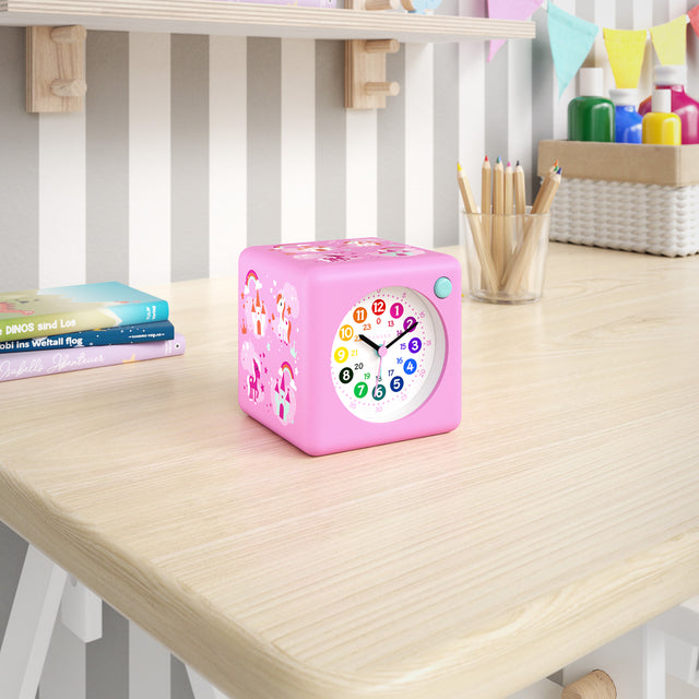 MNU 1209 C Silent children's alarm clock with light and snooze