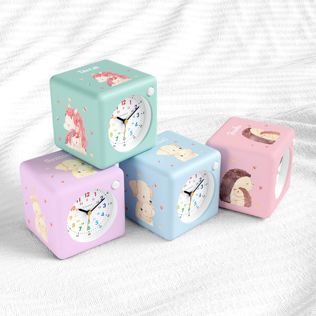 MNU 1310 OM Lautloser Kinderwecker mit Licht und Snooze