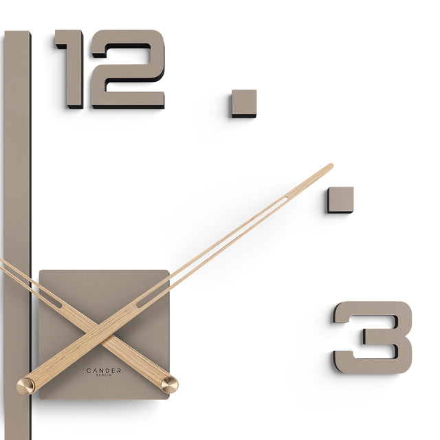 MNU 2560 P Lautlose MDF-Wanduhr 60 cm