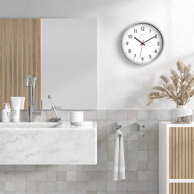 MNU 4130 Silent wall clock weatherproof 30.5 cm