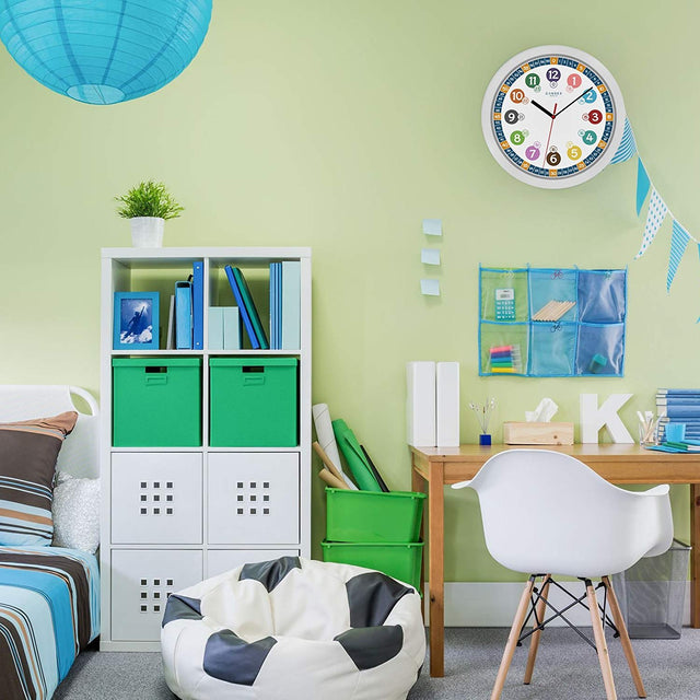 MNU 5130 Silent children's wall clock with light