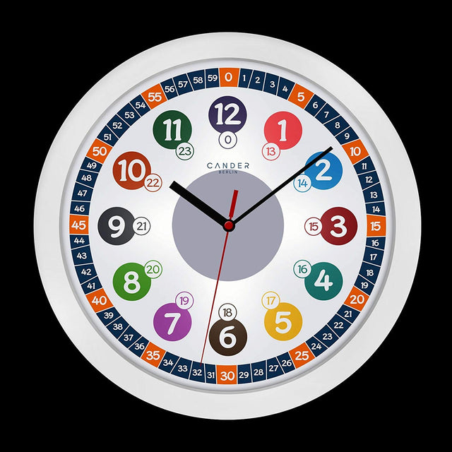 MNU 5130 Silent children's wall clock with light