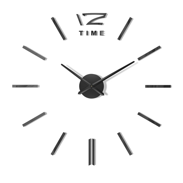 MNU 0280 S XXL Black 3D acrylic wall clock