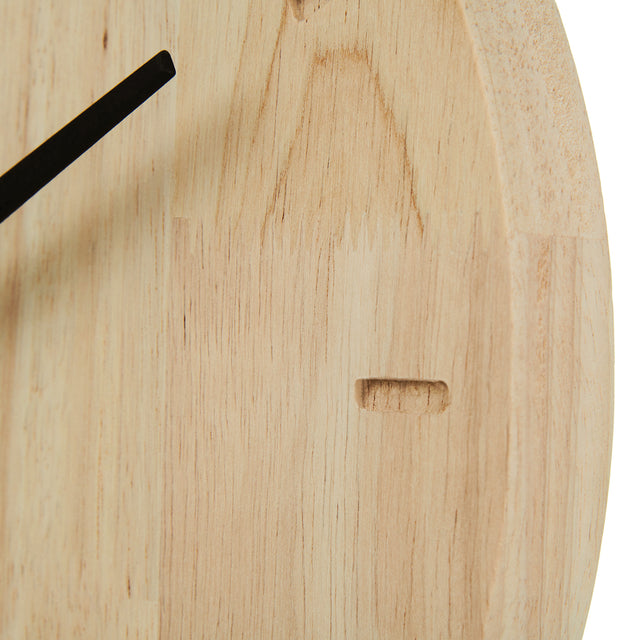 MNU 8230 Silent wooden wall clock 30.5 cm