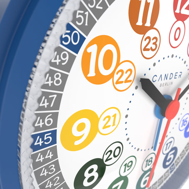 MNU 1009 J Silent children's alarm clock with light and snooze 10.8 cm