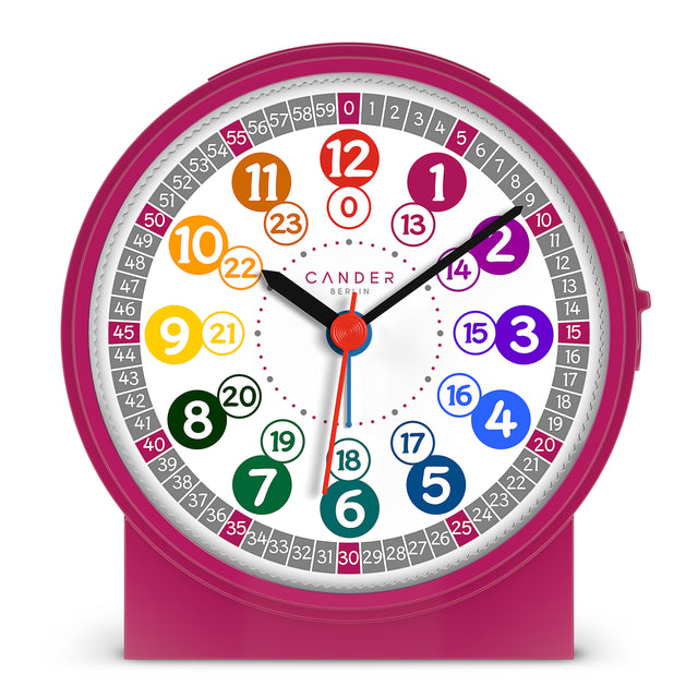 MNU 1009 M Silent children's alarm clock with light and snooze 10.8 cm