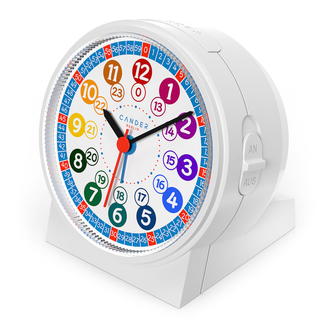 MNU 1009 S Silent children's alarm clock with light and snooze 10.8 cm