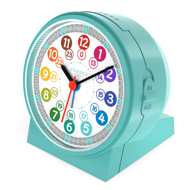 MNU 1009 T Silent children's alarm clock with light and snooze 10.8 cm