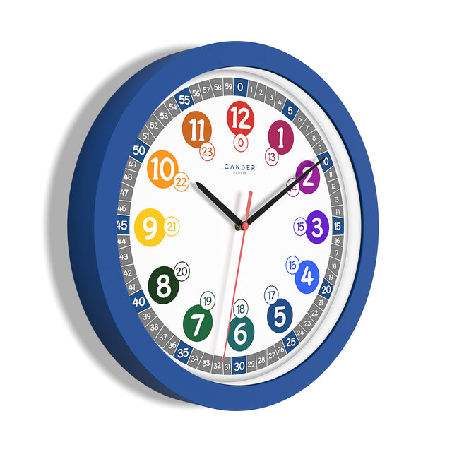 MNU 1030 J Lautlose Kinderwanduhr 30,5 cm