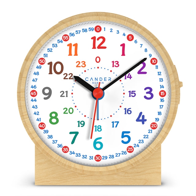 MNU 1109 S Silent children's alarm clock with light and snooze 10.8 cm