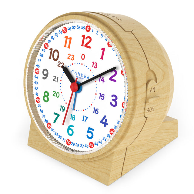 MNU 1109 S Silent children's alarm clock with light and snooze 10.8 cm