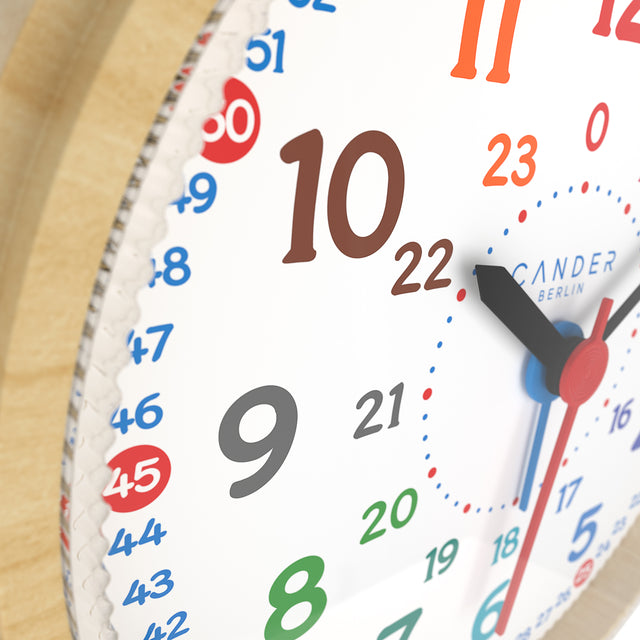 MNU 1109 S Silent children's alarm clock with light and snooze 10.8 cm