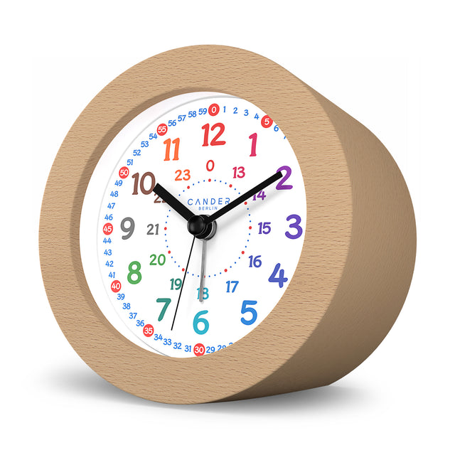 MNU 11210 Silent children's alarm clock with light and snooze 10 cm