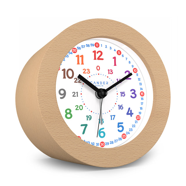 MNU 11210 Silent children's alarm clock with light and snooze 10 cm