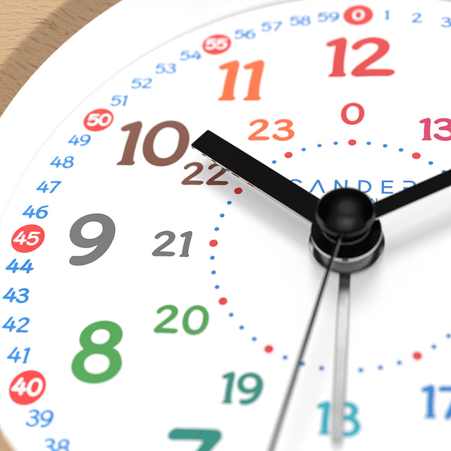 MNU 11210 Silent children's alarm clock with light and snooze 10 cm