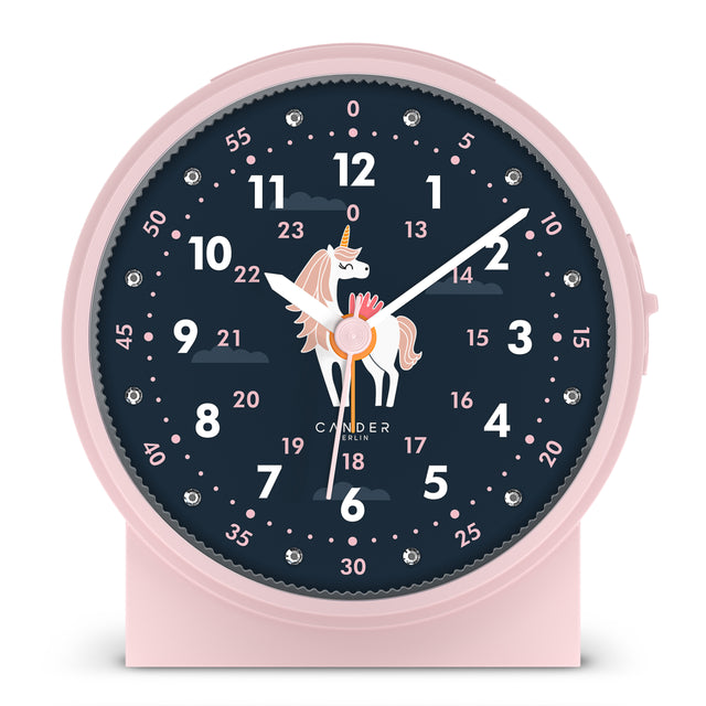 MNU 1209 C Silent children's alarm clock with light and snooze