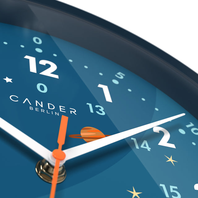 MNU 1230 A Lautlose Kinderwanduhr 30,5 cm
