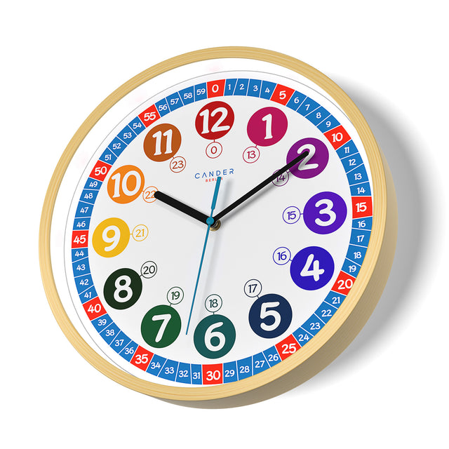 MNU 2430 S Silent children's wall clock 30.5 cm