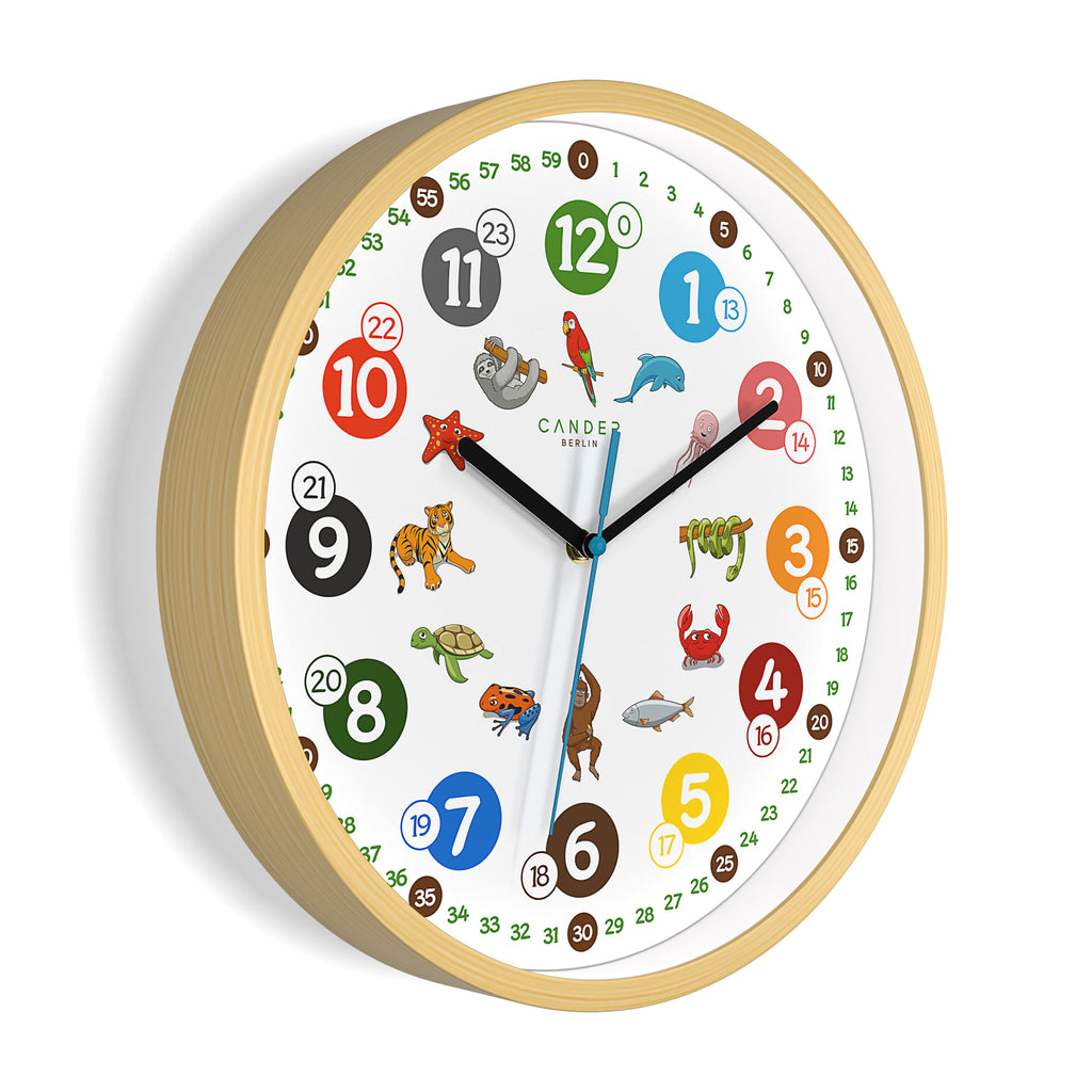 Cander Berlin MNU 11030 H Kinderwandklok geruisloos 30 cm houten motief kinderkamer magneten dagelijkse routine leerklok kinderkamer analoog zonder tikkende geluiden meisjes jongens geruisloos Cander Berlin MNU 11030 H Kinderwandklok geruisloos 30 cm houten motief kinderkamer magneten dagelijkse routine leerklok kinderkamer analoog zonder tikkende geluiden meisjes jongens geruisloos