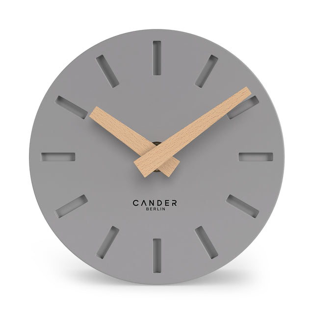 MNU 2515 G Silent MDF table clock 15 cm